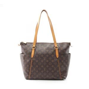 Louis Vuitton Totally Tote Bag Canvas Leather Monogram Brown